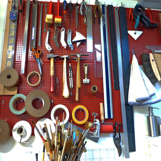 Les outils de l’encadreur d’art